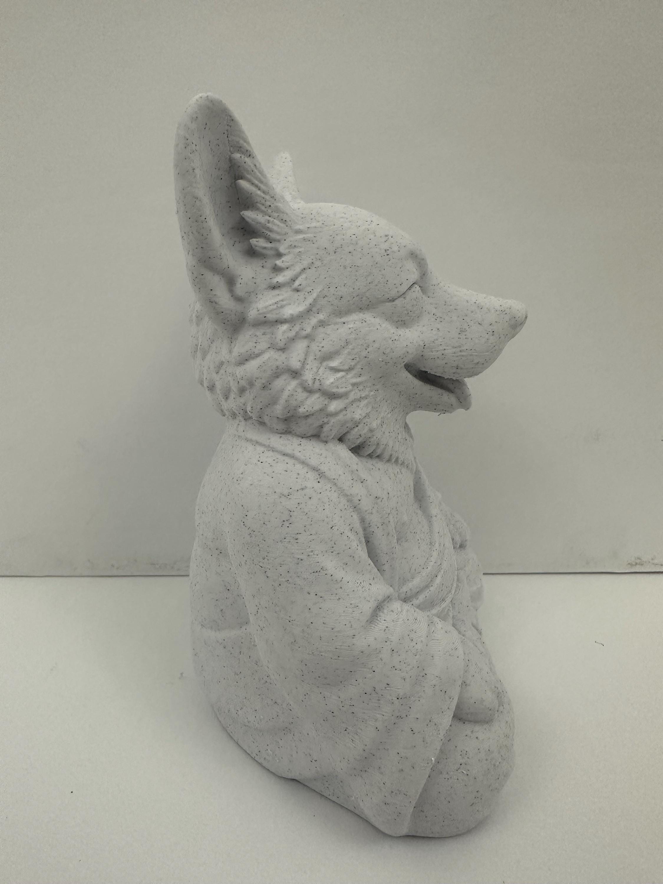 Corgi Buddha Statue | Meditating Corgi Figurine | Zen Dog Decor | Yoga Dog Sculpture | Dog Lover Gift | Mindfulness Home Decor 6”