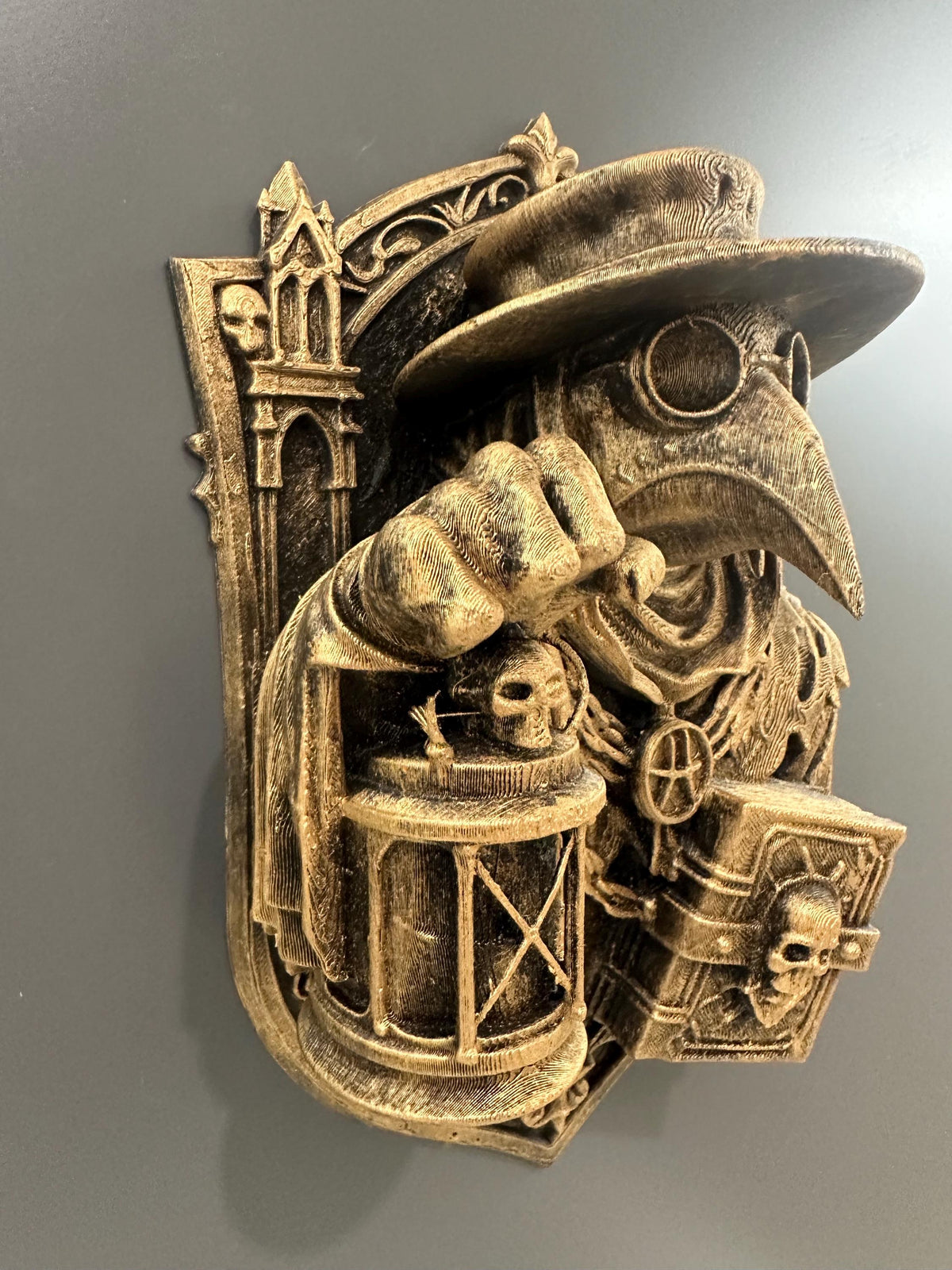 Plague Doctor Wall Sculpture