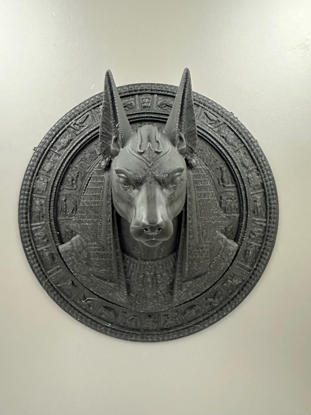 Anubis Wall Plaque Egyptian Decor