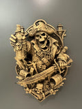 Pirate Skull Wall Plaque