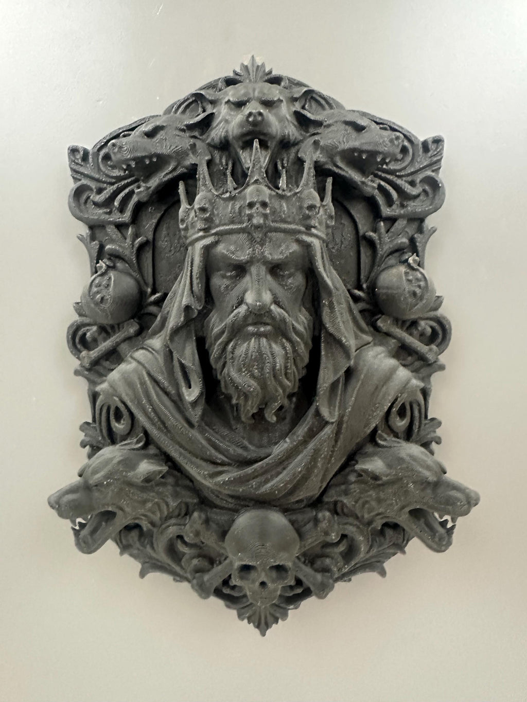 Hades Wall Plaque Greek Mythology Decor