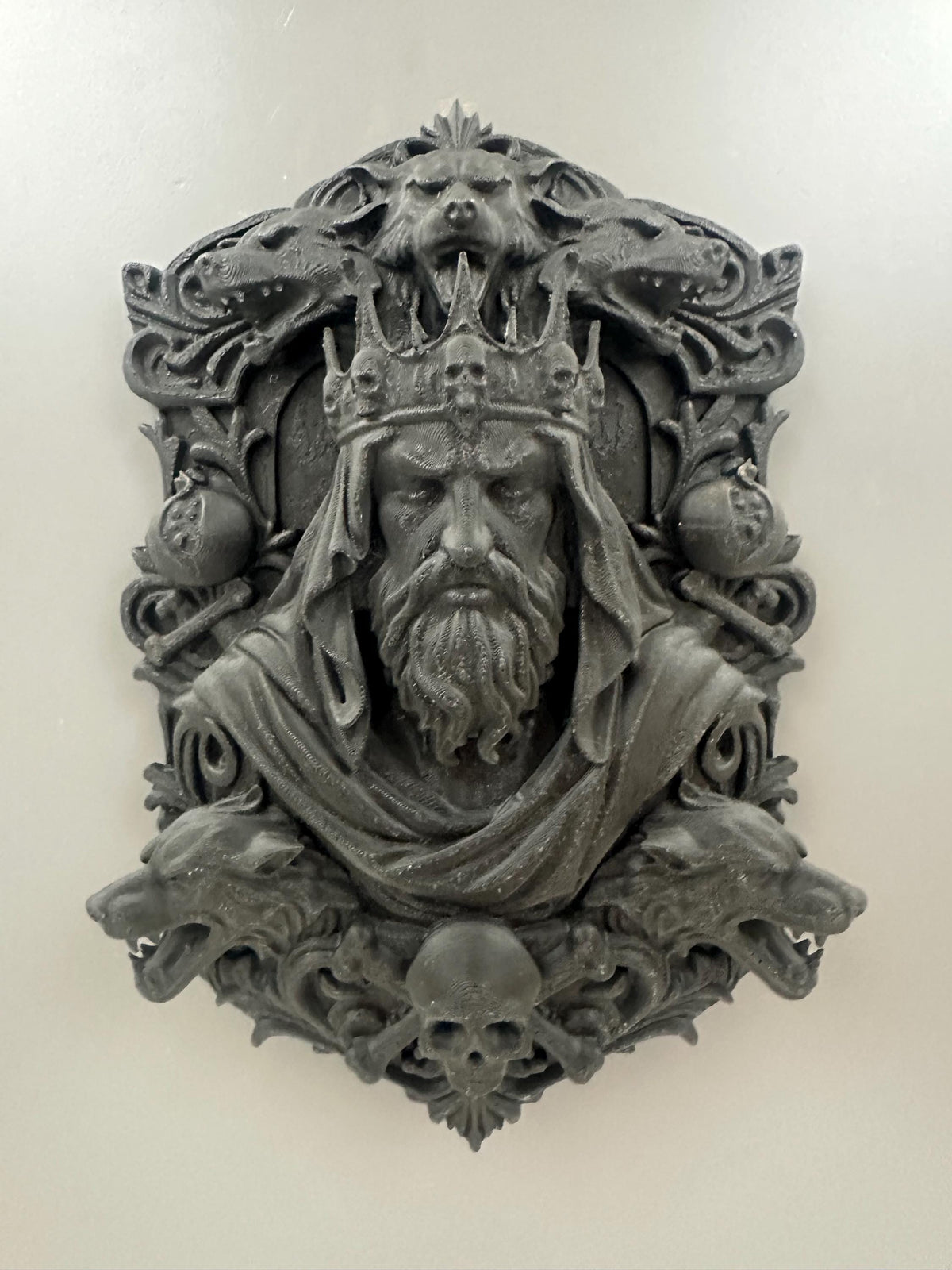 Hades Wall Plaque Greek Mythology Decor