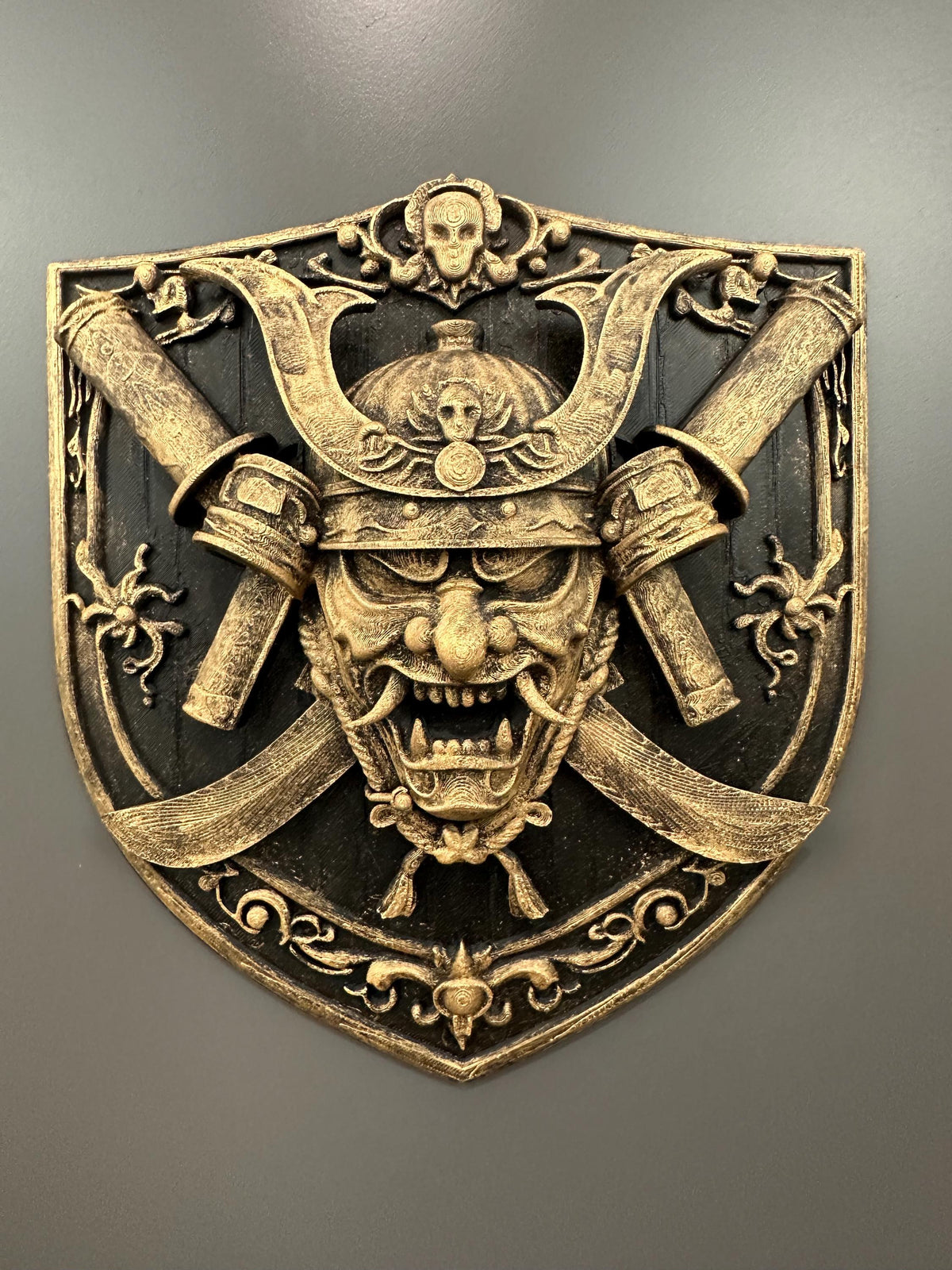 Samurai Wall Decor Mask Shield