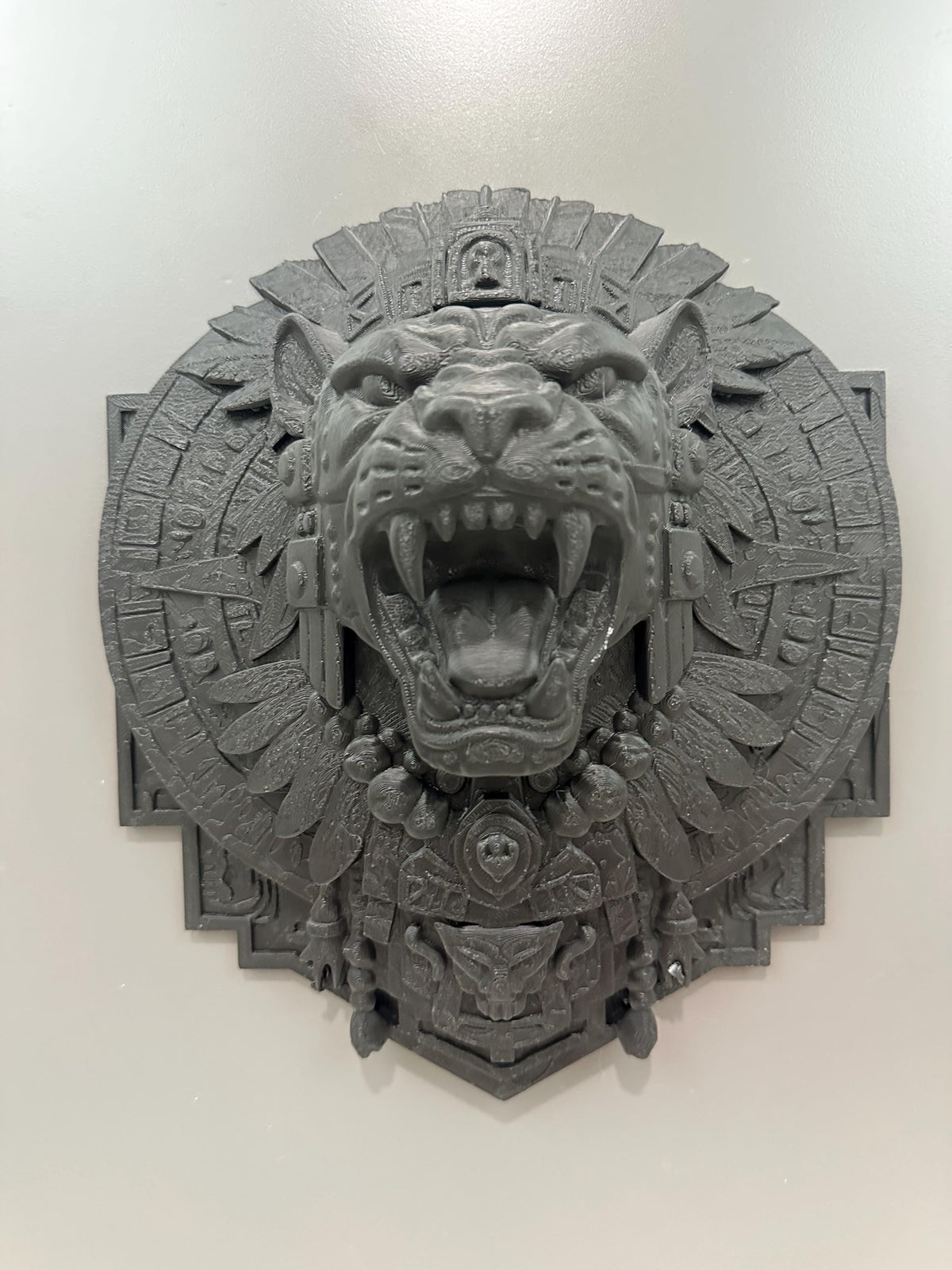 Aztec Jaguar Warrior Wall Mount