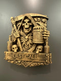 Gothic Grim Reaper Wall Plaque