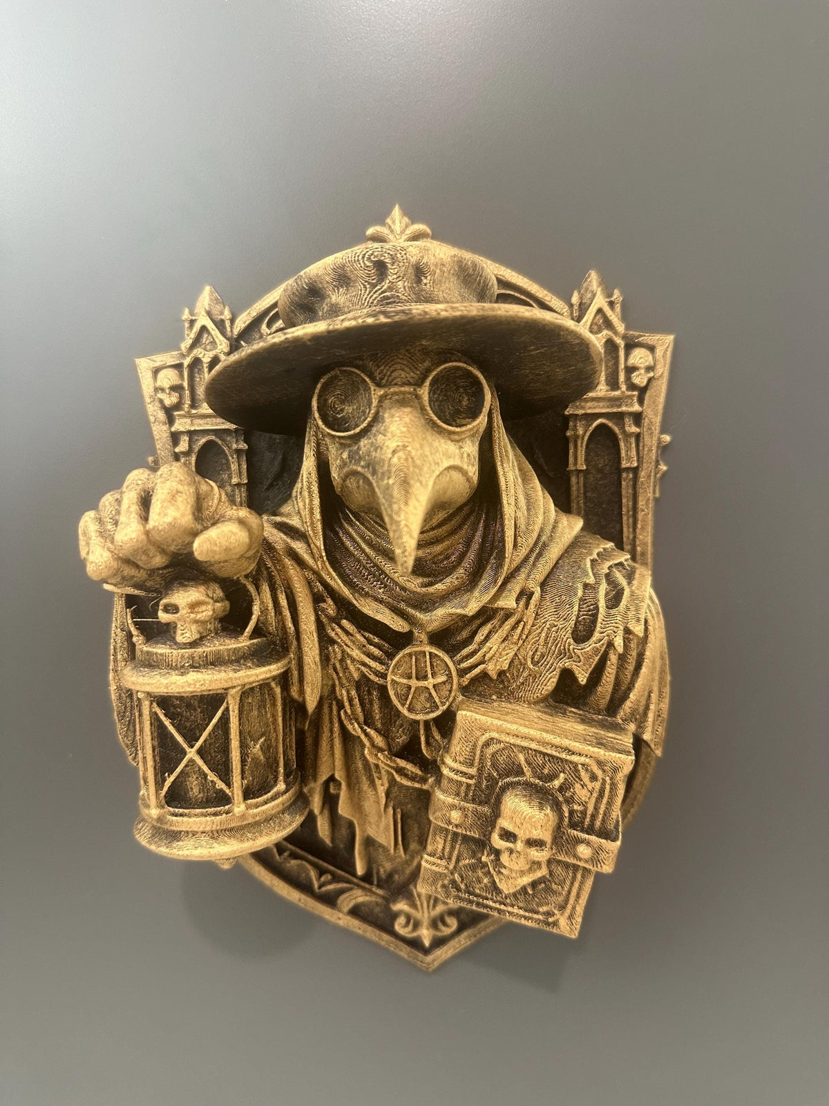 Plague Doctor Wall Sculpture