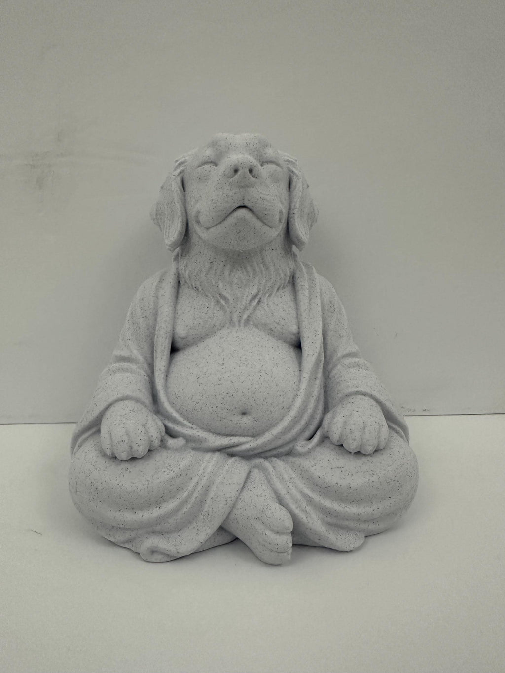 Golden Retriever Buddha Statue - Golden Retriever Zen Dog Decor - Meditation Dog Sculpture - Yoga Gift - Dog Lover Home Decor 6”