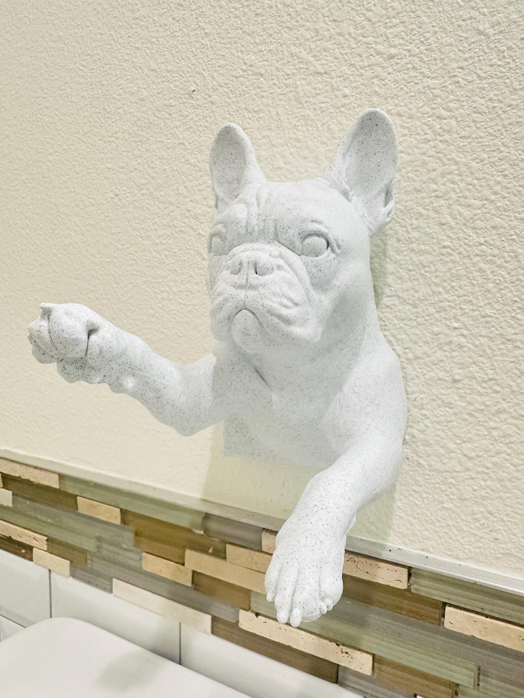 French Bulldog Hand Towel Holder