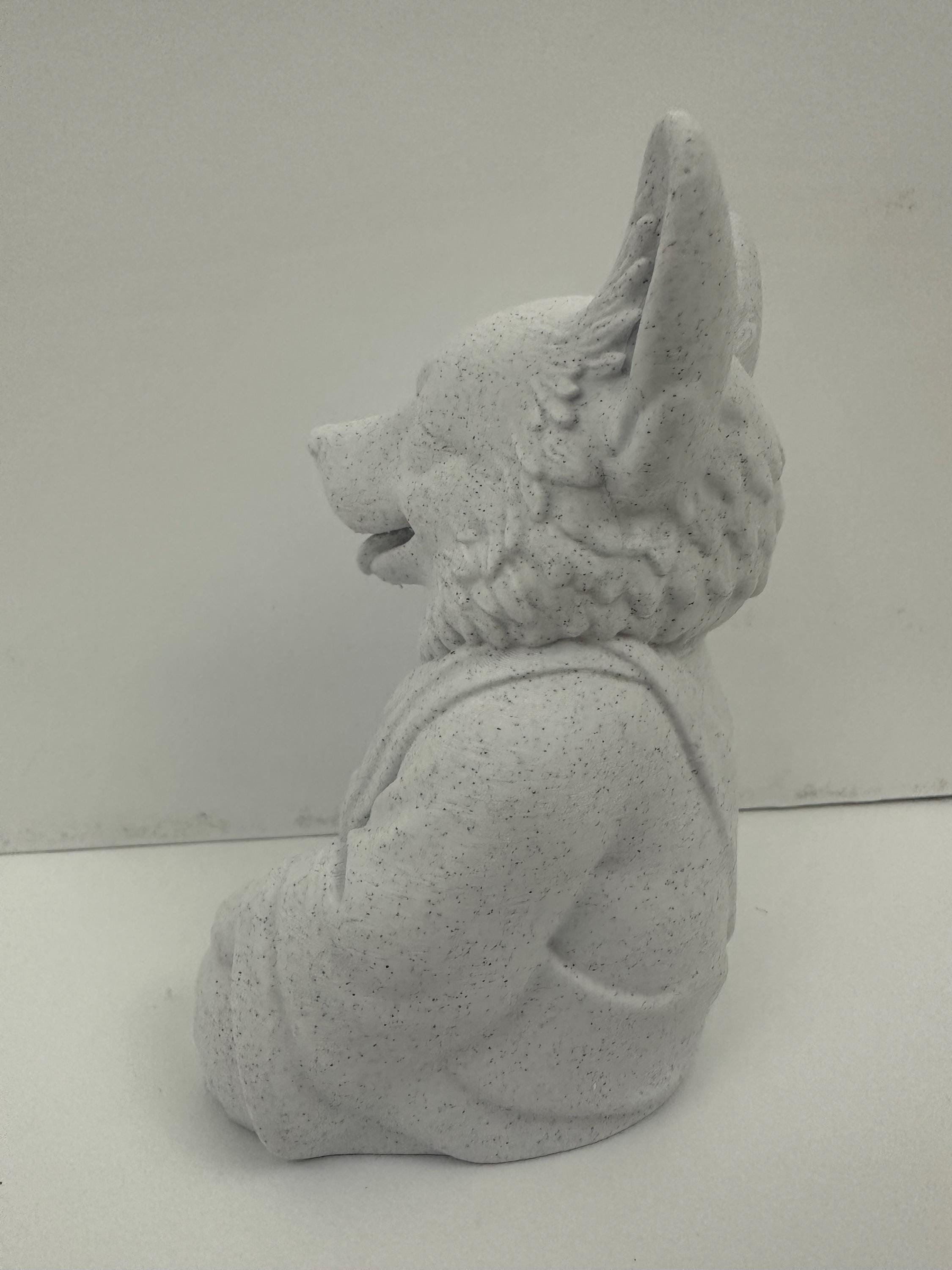 Corgi Buddha Statue | Meditating Corgi Figurine | Zen Dog Decor | Yoga Dog Sculpture | Dog Lover Gift | Mindfulness Home Decor 6”