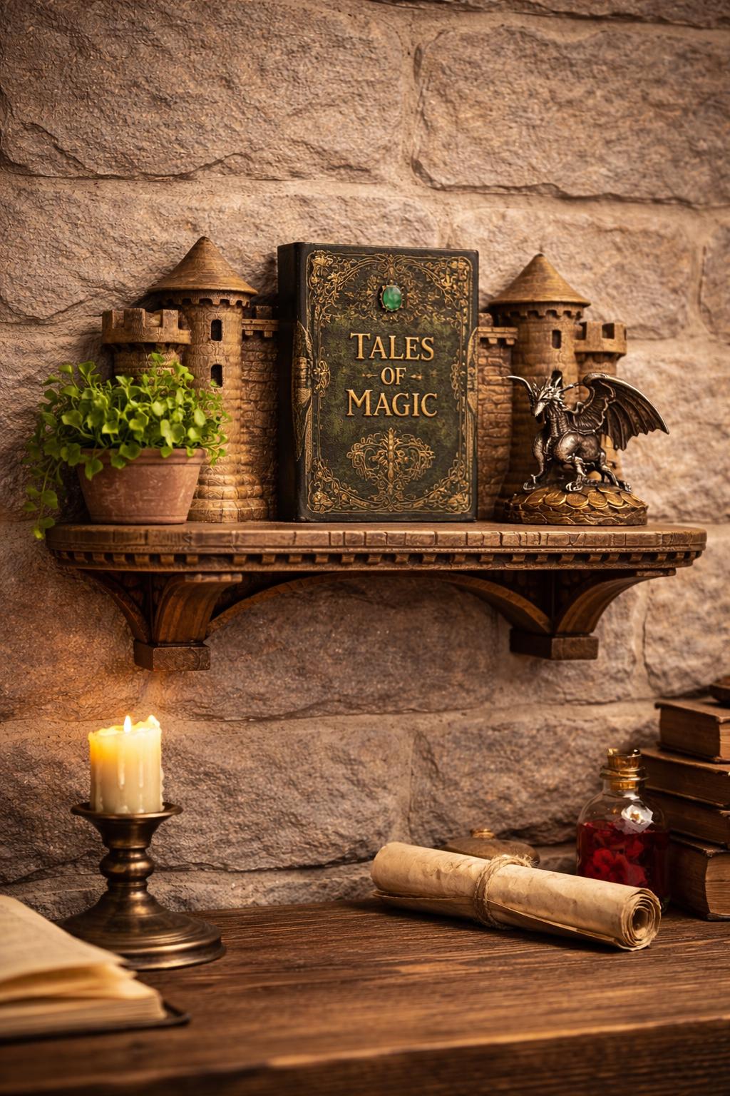 Medieval Castle Wall Shelf