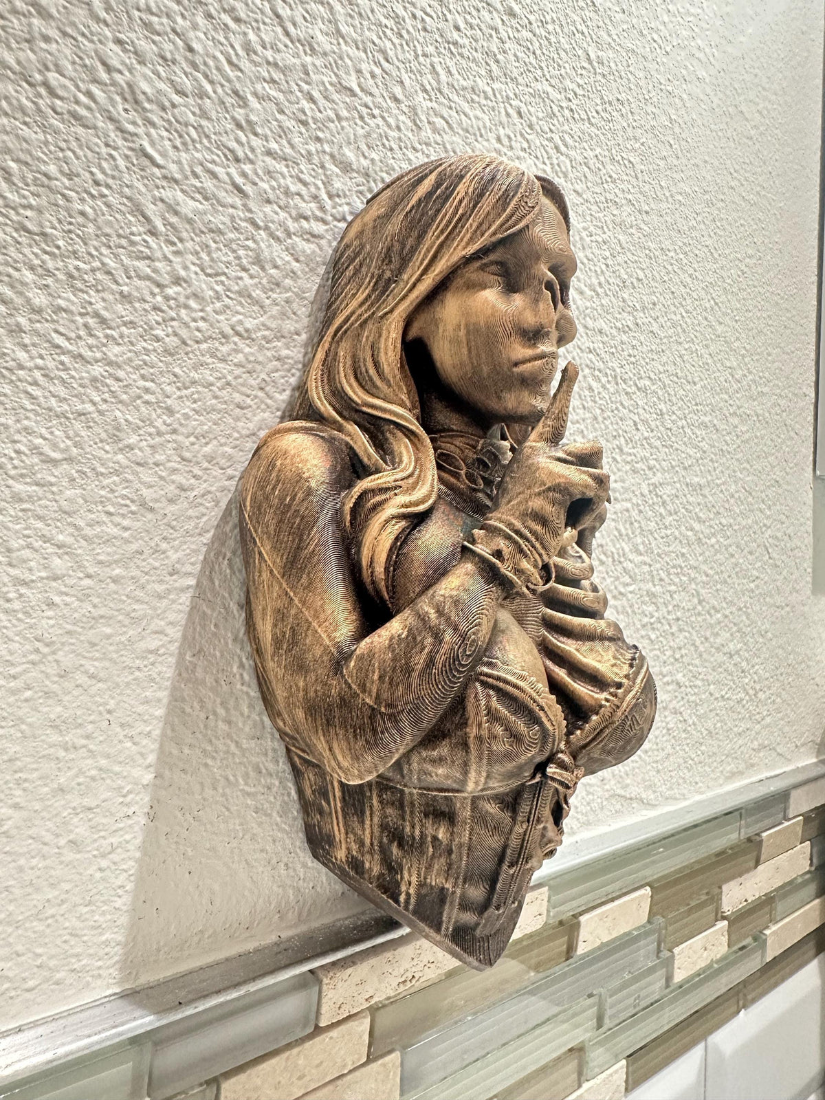 Gothic Life and Death Wall Sculpture