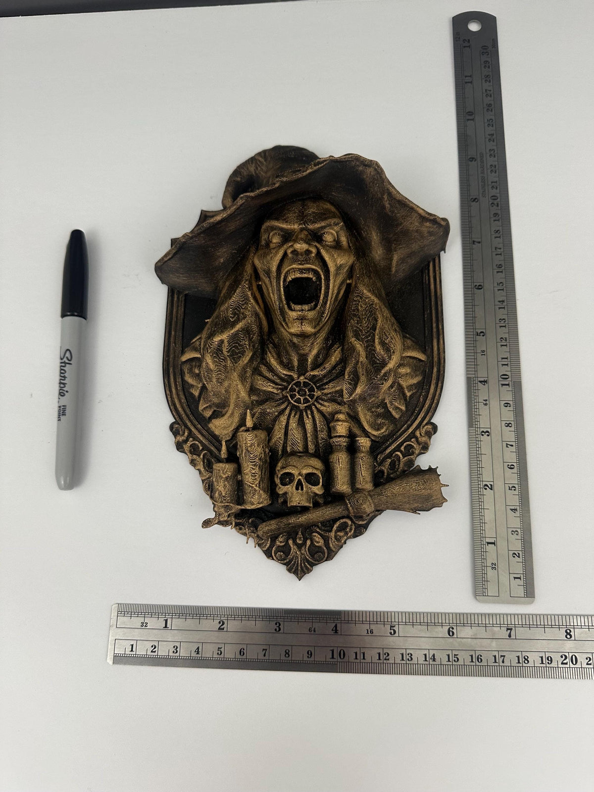 Witch Wall Bust Sculpture