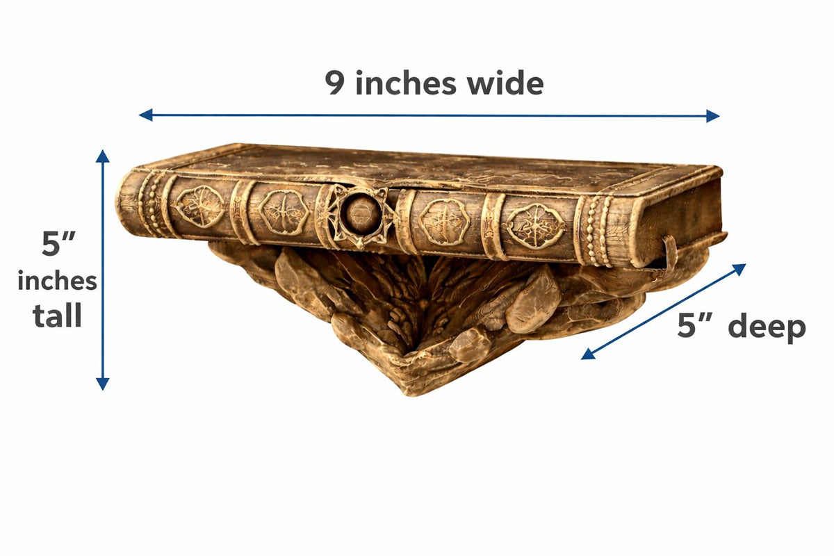 Spellbook Altar Wall Shelf