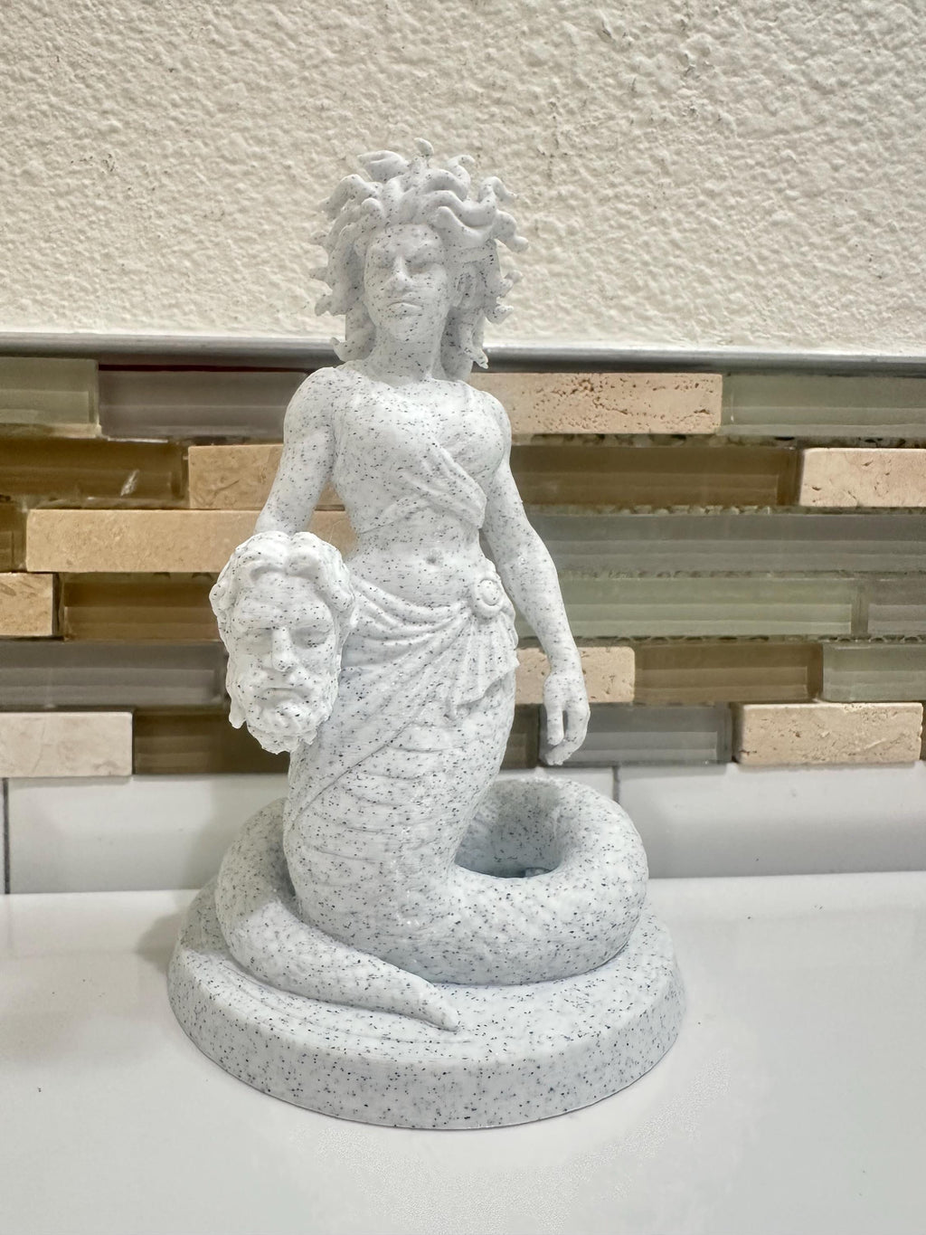 Medusa Statue Head Of Snakes 6” - Greek Goddess Mythology Sculpture Gothic Art Gorgon Home Decor Figurine