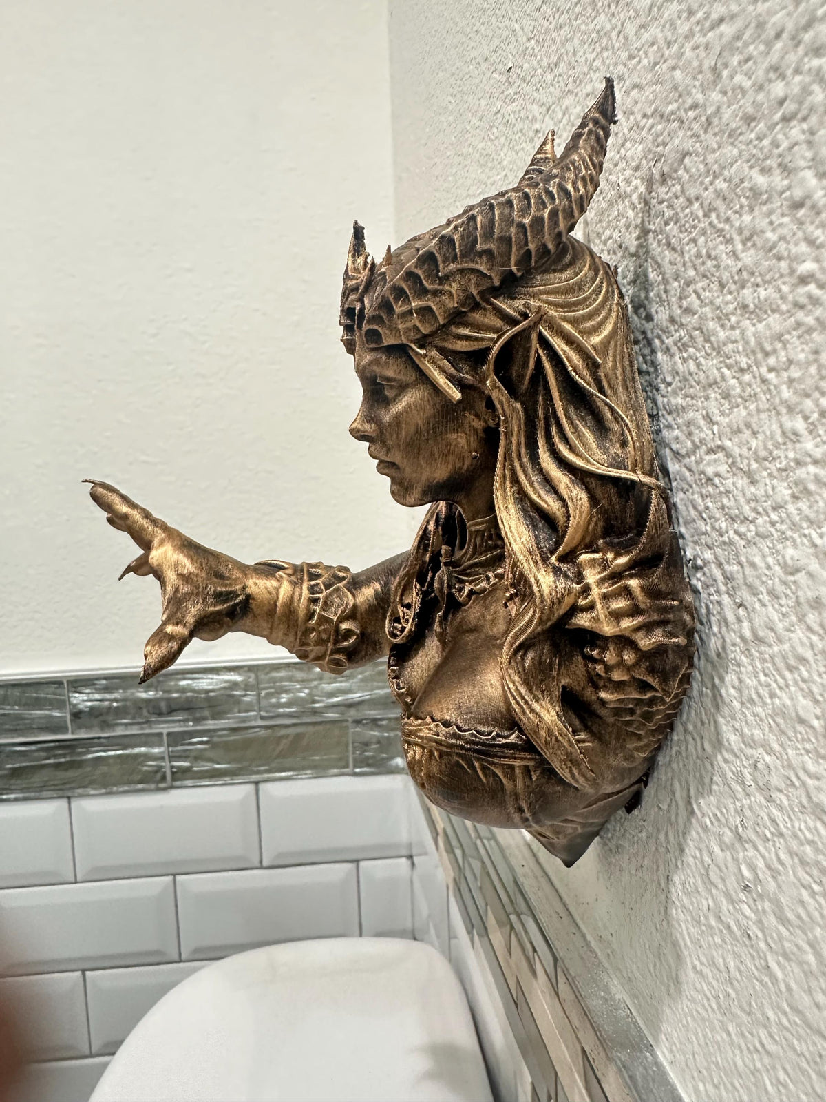 Lilith Gothic Wall Sculpture