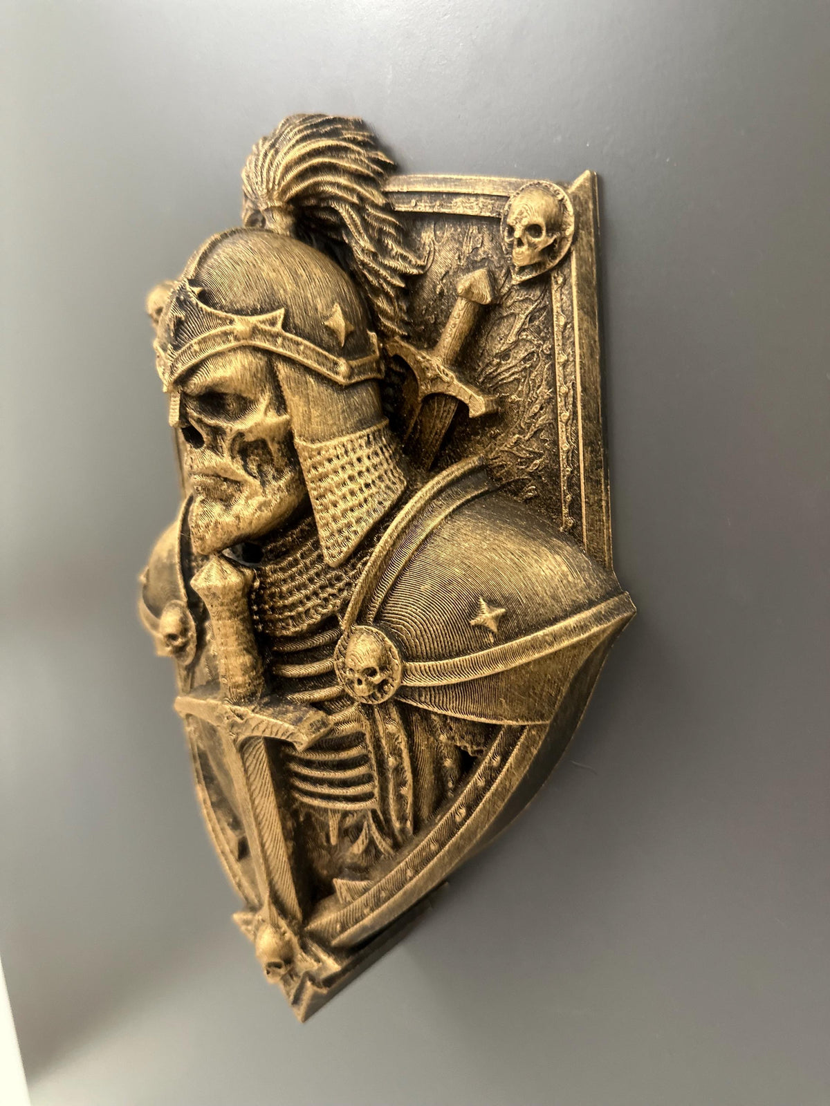 Undead Knight Wall Plaque