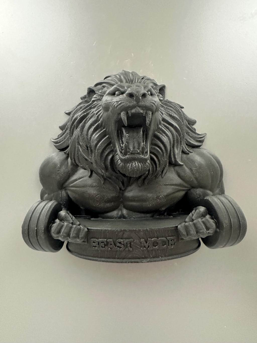 Lion Gym Wall Decor