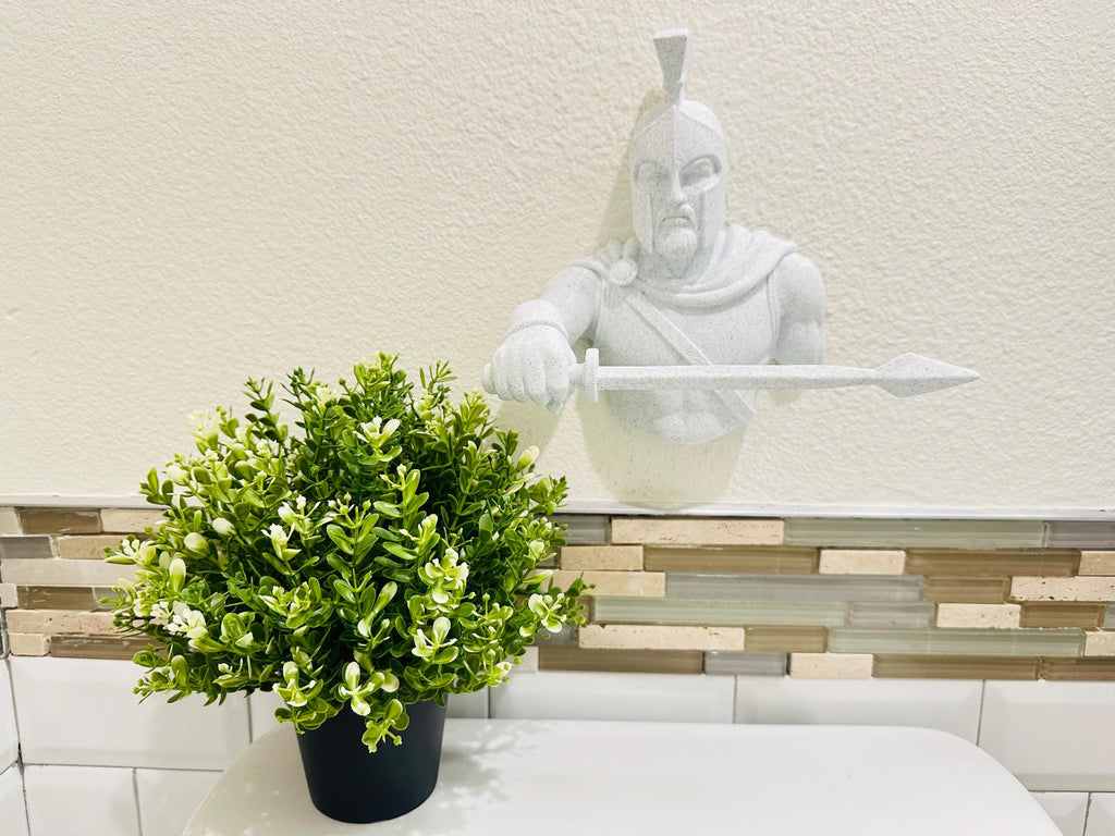 Spartan Hand Towel Holder - Greek Warrior Bathroom Decor - Masculine Gym Decor