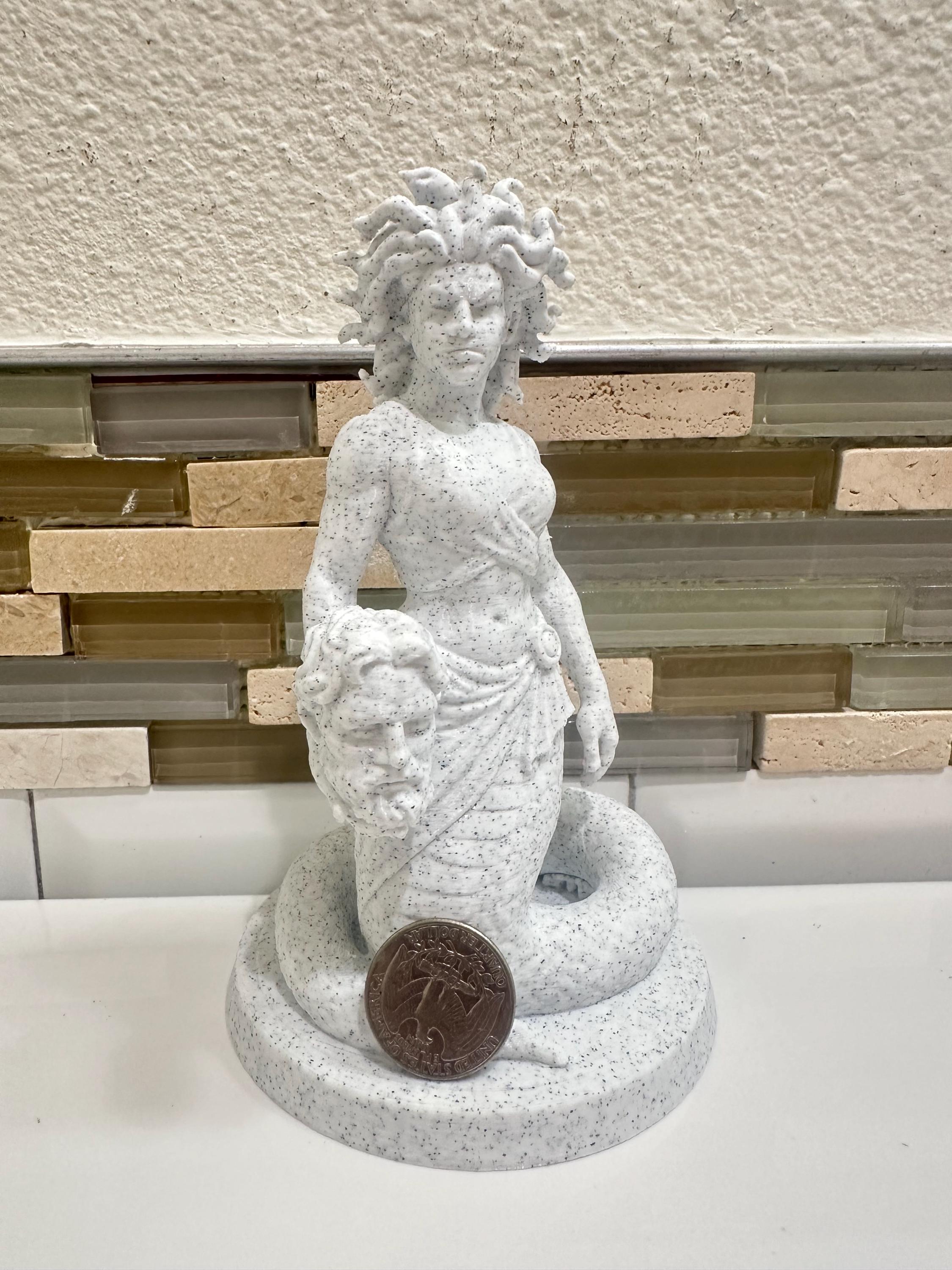 Medusa Statue Head Of Snakes 6” - Greek Goddess Mythology Sculpture Gothic Art Gorgon Home Decor Figurine