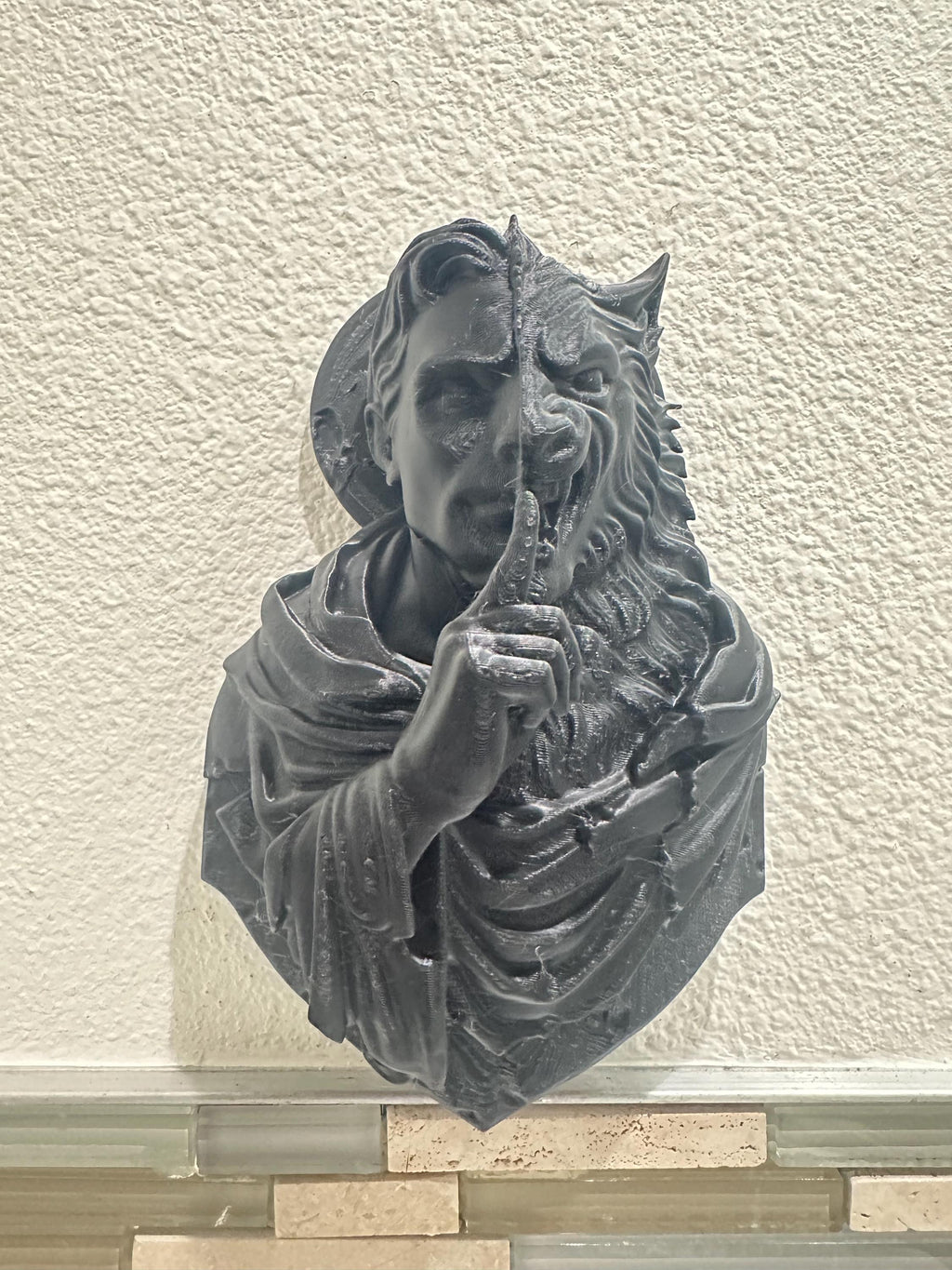 Werewolf Transformation Wall Sculpture