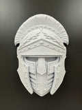 Medieval Knight Helmet Wall Decor | Gothic Armor Mask | Crusader Style Wall Sculpture | Fantasy Warrior Wall Art