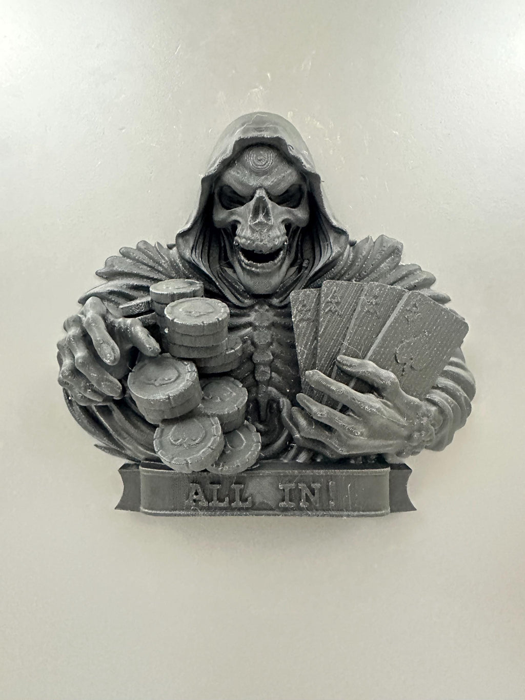 All In Reaper Poker Wall Plaque