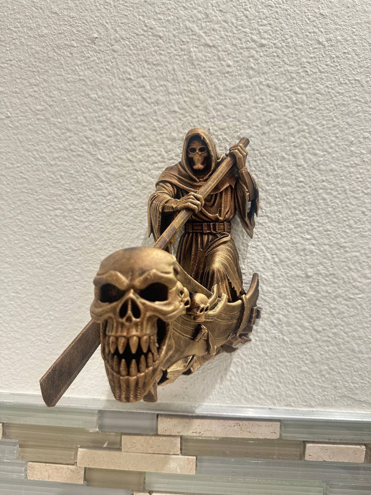 Charon the Ferryman Wall Sculpture