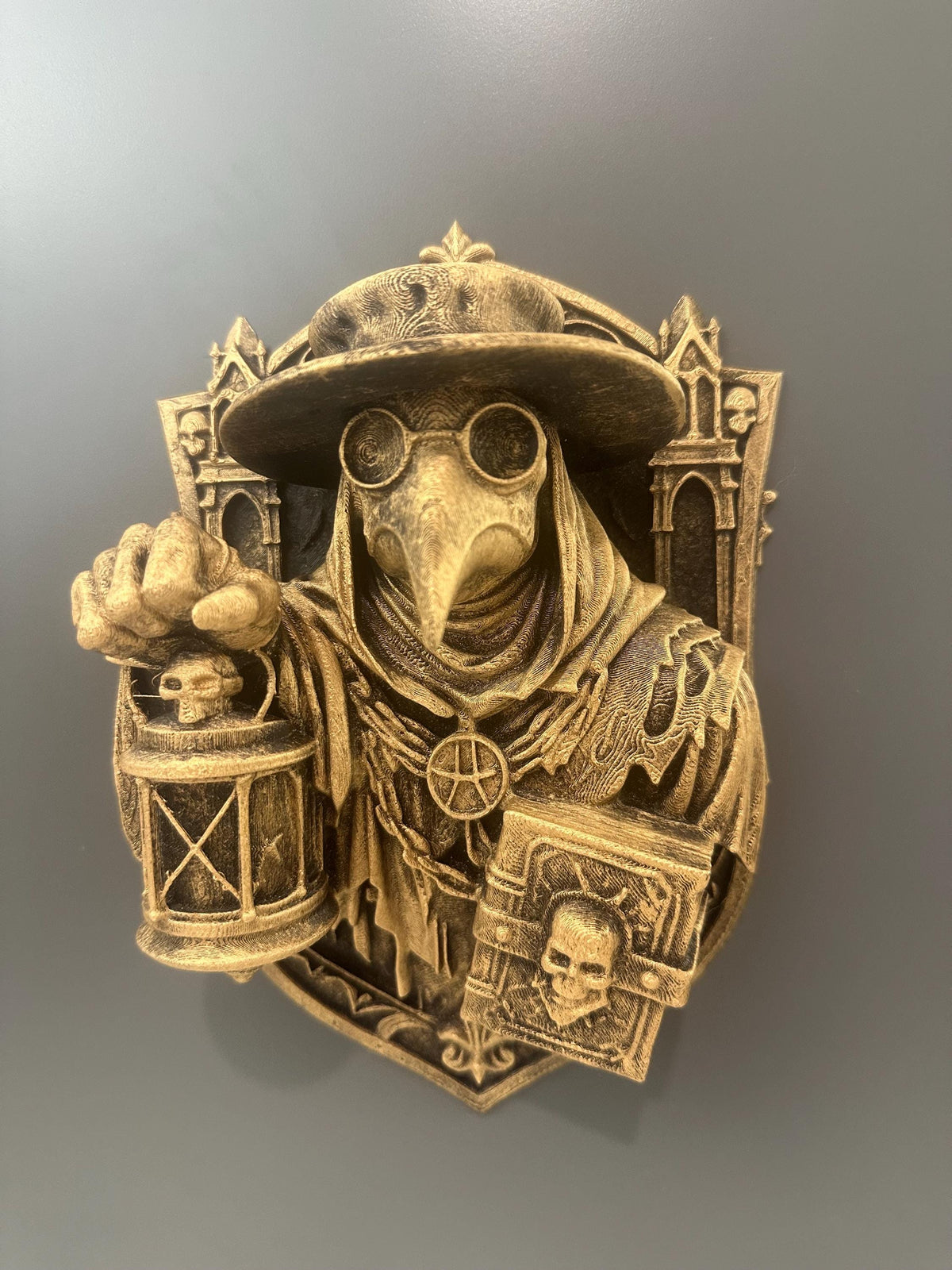 Plague Doctor Wall Sculpture