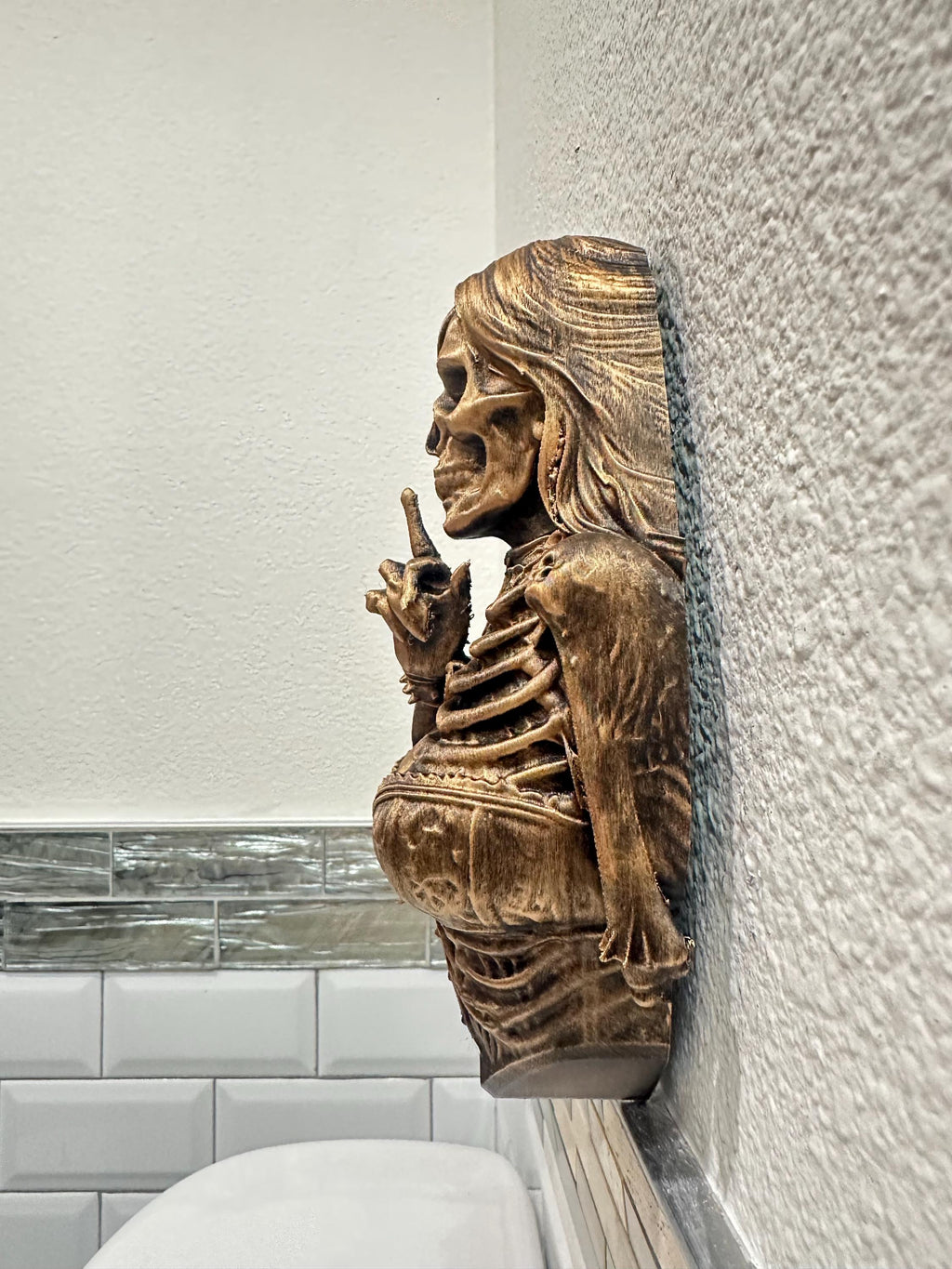 Gothic Life and Death Wall Sculpture