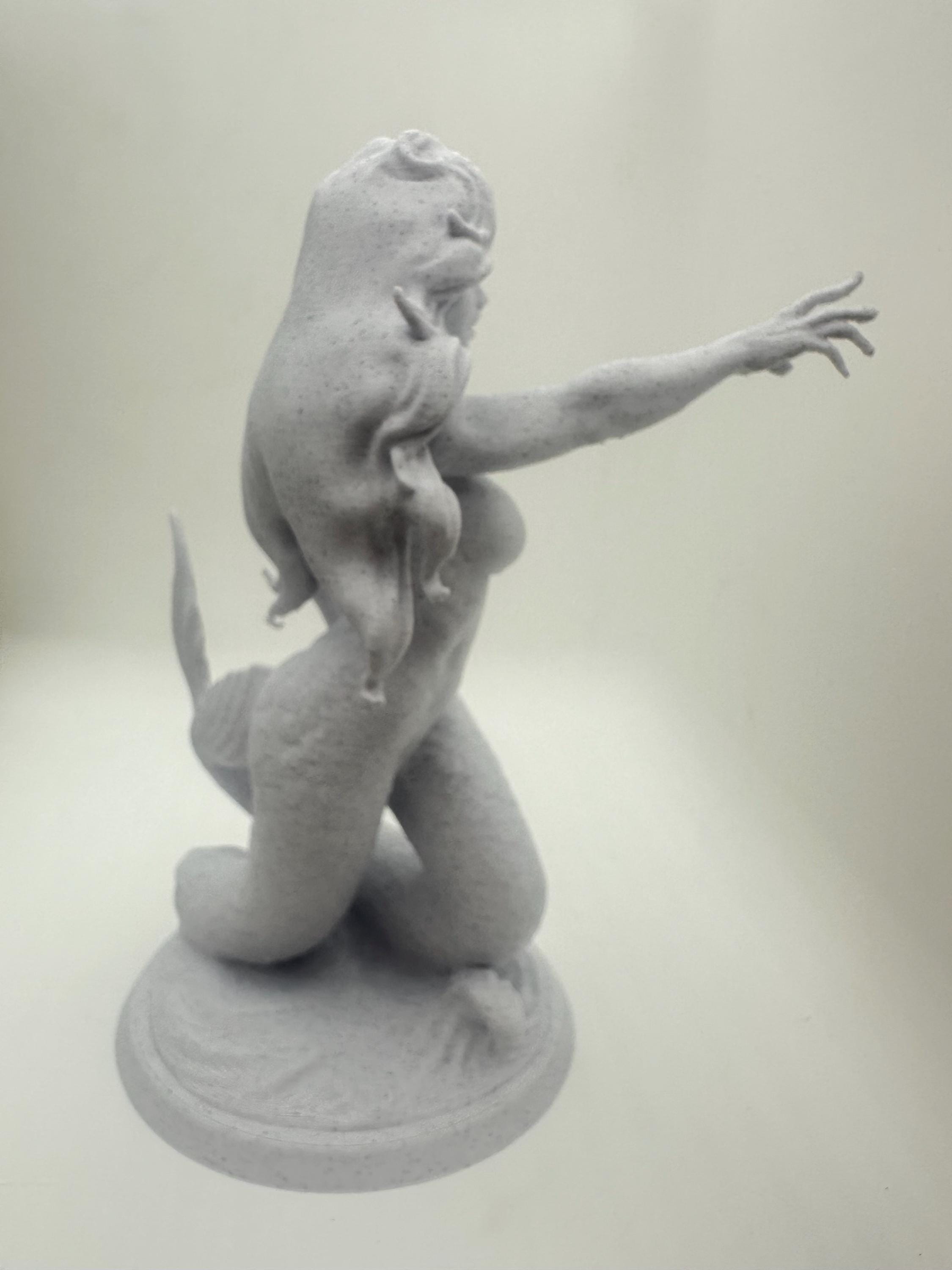 Mermaid Sexy Figurine 6” Mythical Sea Goddess Ocean Home Beach House Coastal Decor Sculpture