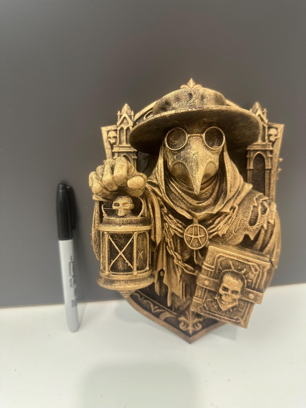 Plague Doctor Wall Sculpture