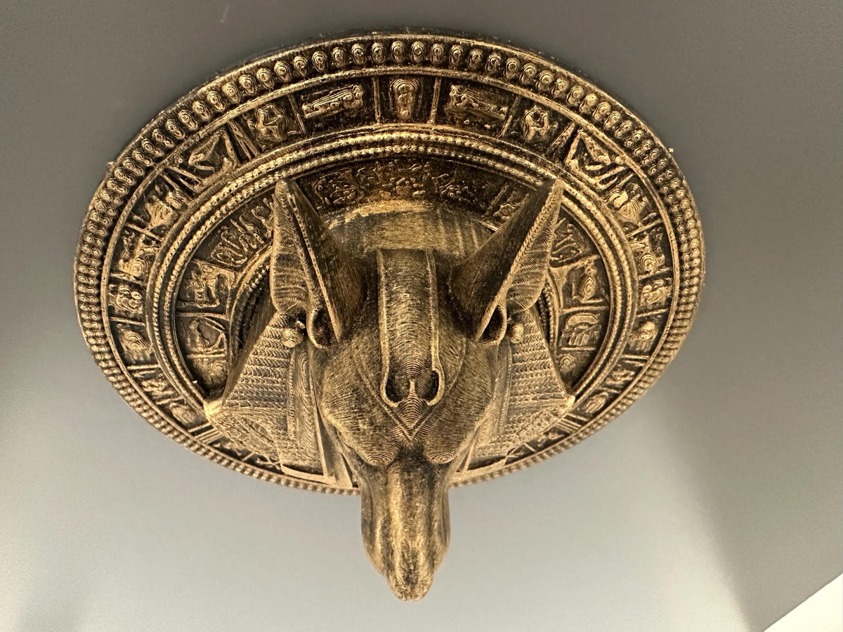 Anubis Wall Plaque Egyptian Decor