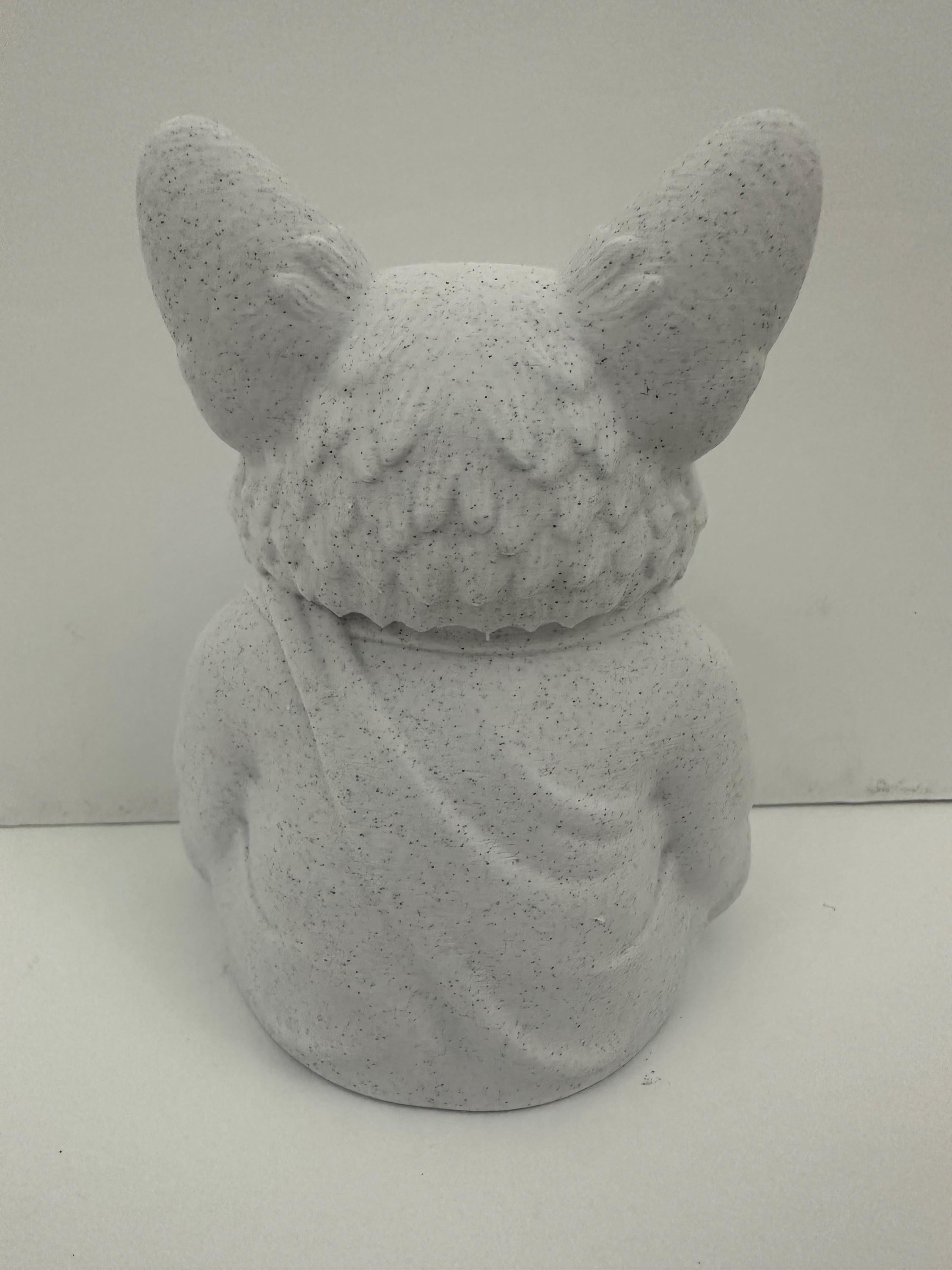 Corgi Buddha Statue | Meditating Corgi Figurine | Zen Dog Decor | Yoga Dog Sculpture | Dog Lover Gift | Mindfulness Home Decor 6”