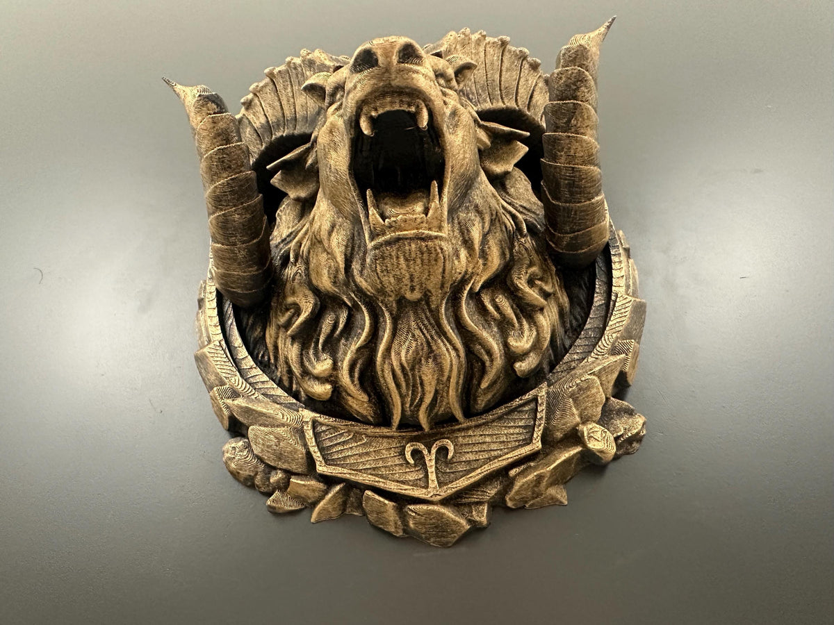 Aries Ram Wall Sculpture