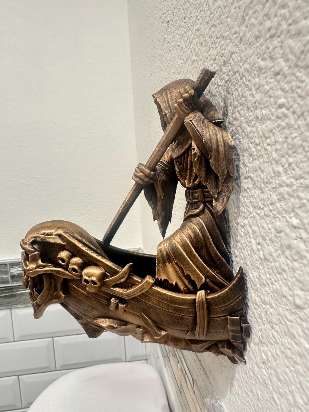 Charon the Ferryman Wall Sculpture