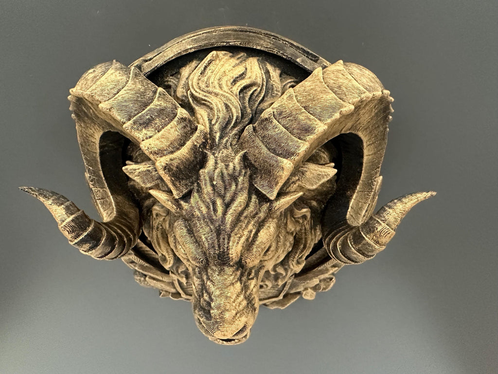 Aries Ram Wall Sculpture