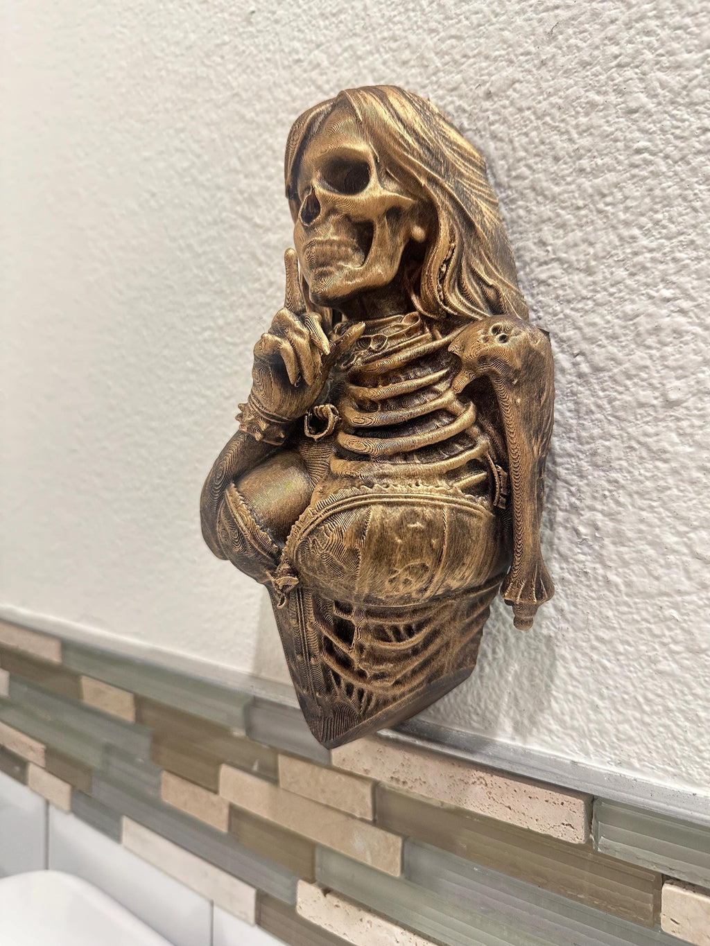 Gothic Life and Death Wall Sculpture