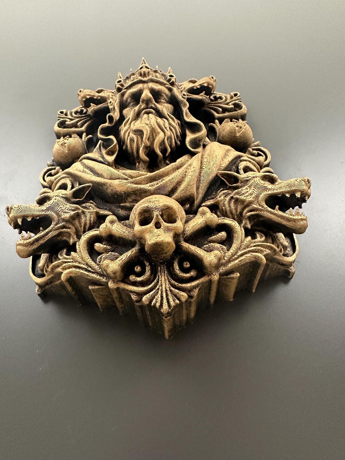 Hades Wall Plaque Greek Mythology Decor
