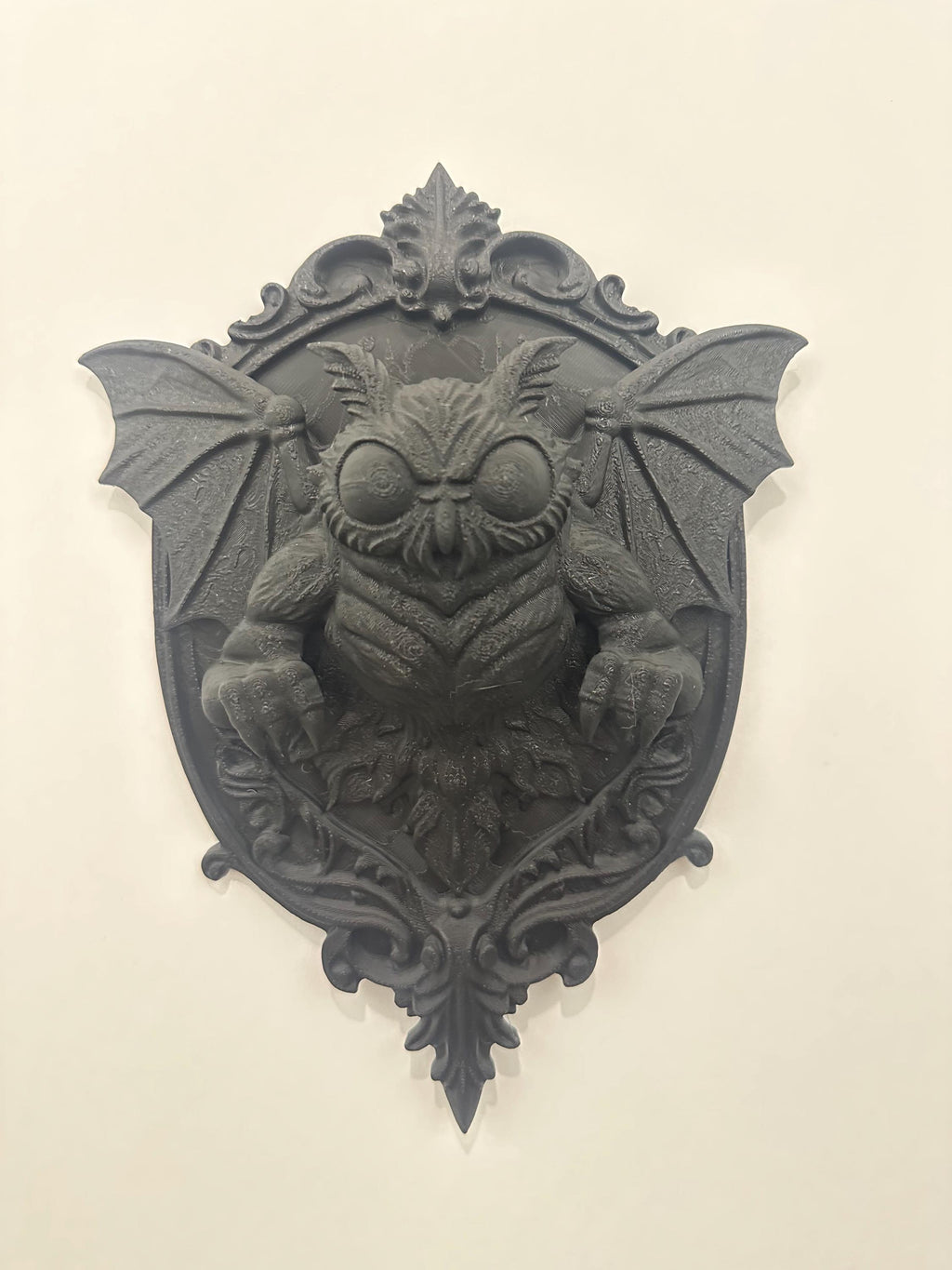 Gothic Mothman Wall Plaque