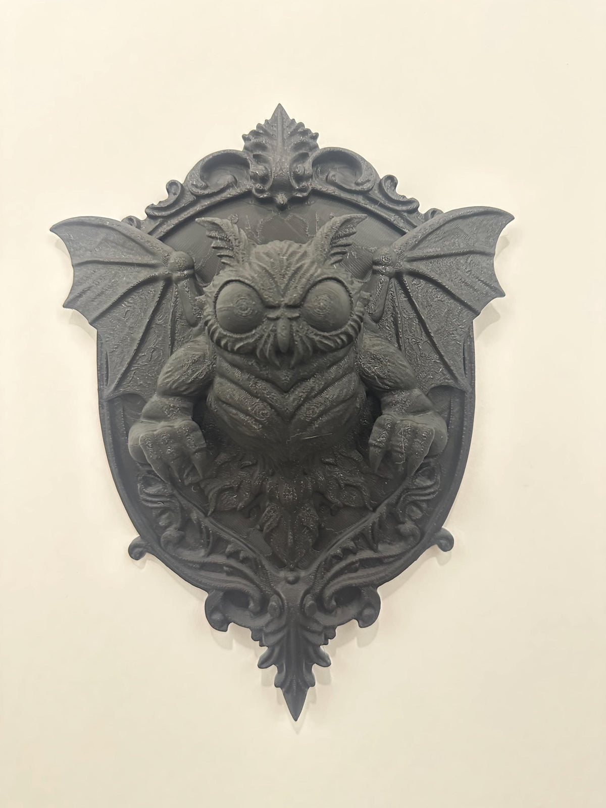 Gothic Mothman Wall Plaque