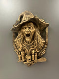 Witch Wall Bust Sculpture