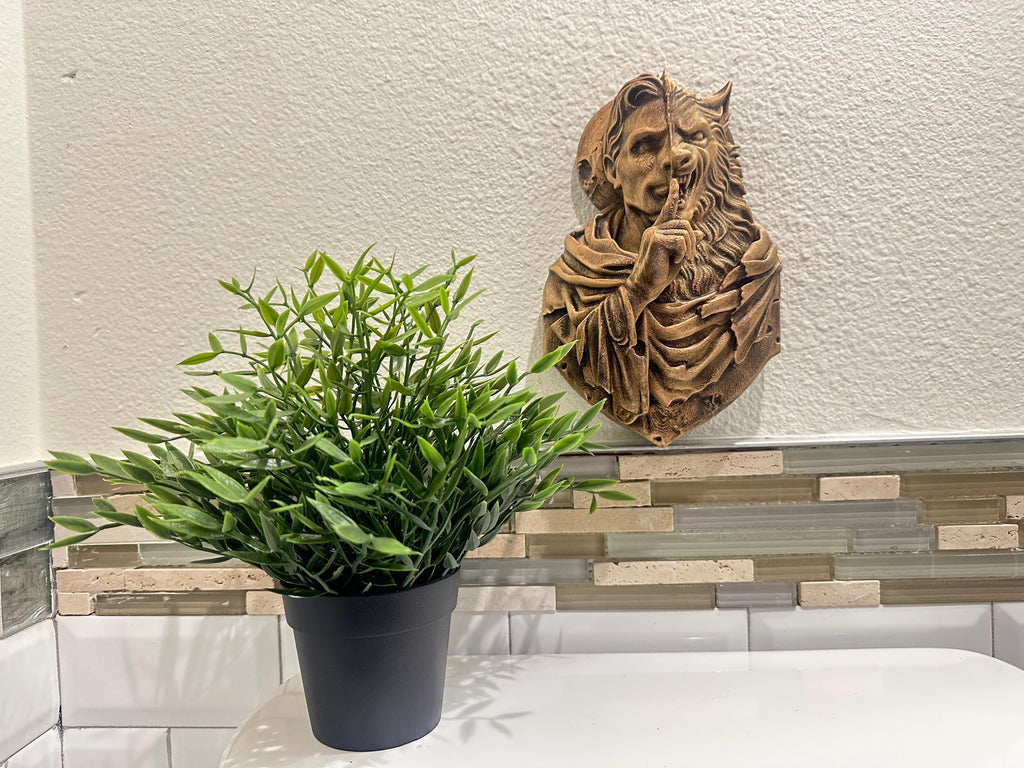 Werewolf Transformation Wall Sculpture