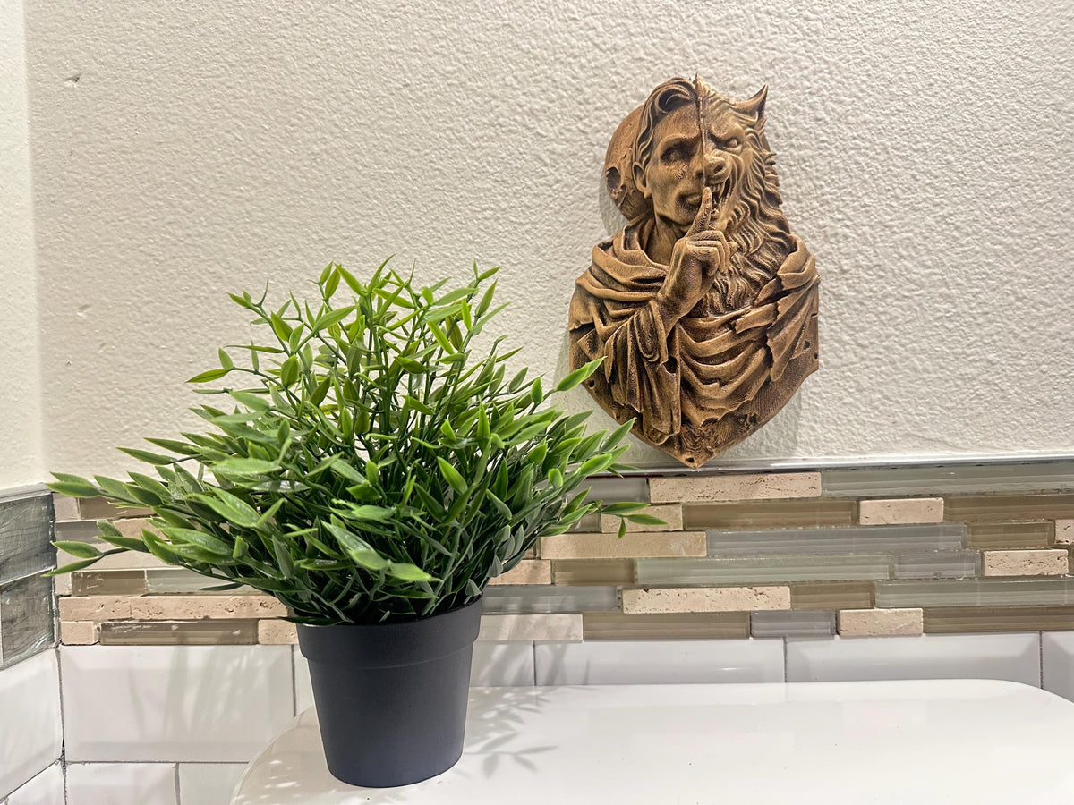 Werewolf Transformation Wall Sculpture