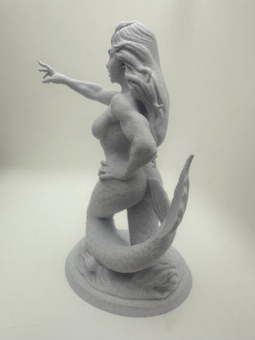 Mermaid Sexy Figurine 6” Mythical Sea Goddess Ocean Home Beach House Coastal Decor Sculpture