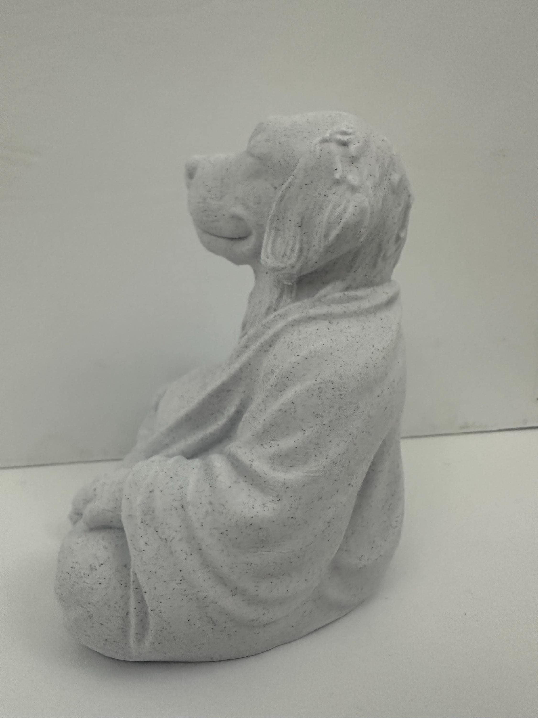 Golden Retriever Buddha Statue - Golden Retriever Zen Dog Decor - Meditation Dog Sculpture - Yoga Gift - Dog Lover Home Decor 6”