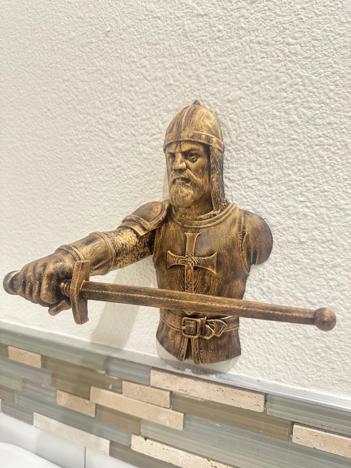 Medieval Knight Hand Towel Holder