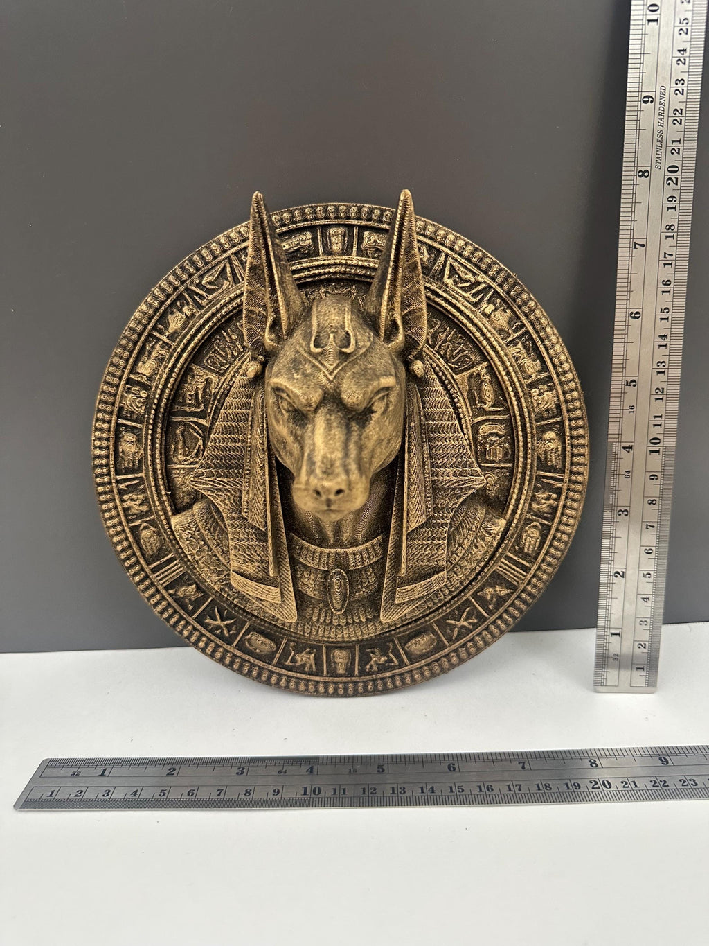 Anubis Wall Plaque Egyptian Decor