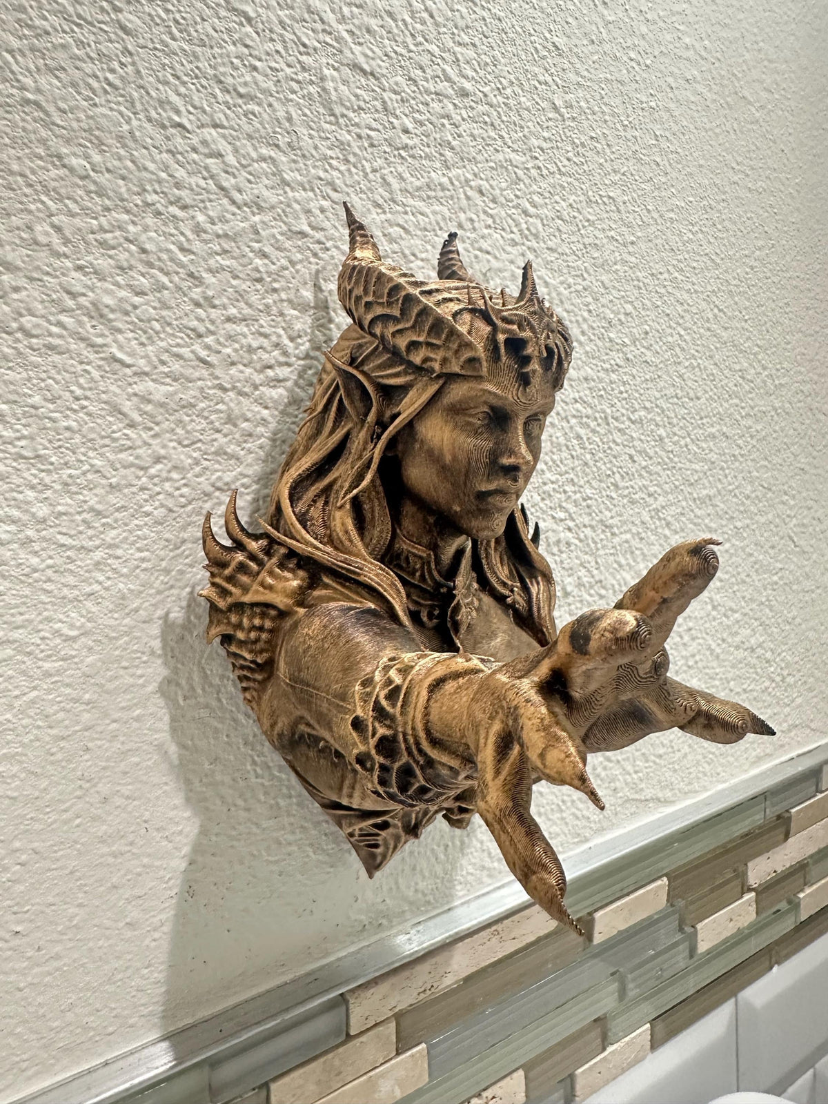 Lilith Gothic Wall Sculpture