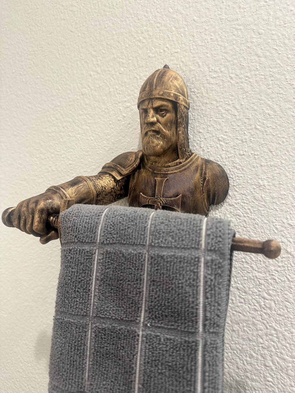 Medieval Knight Hand Towel Holder