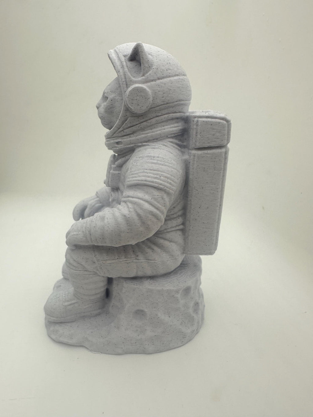 NASA Astronaut Space Cat Figurine 6” Cosmic Home Decor Statue - Quirky Cat Lover Gift